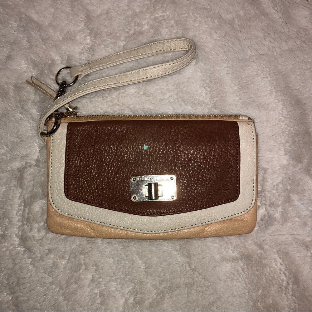 SALE! Elliott Lucca Brown cream & Tan Wallet
